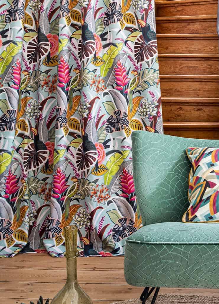 Oh là là! C’est magnifique! Add a touch of French elegance to your windows and soft furnishings